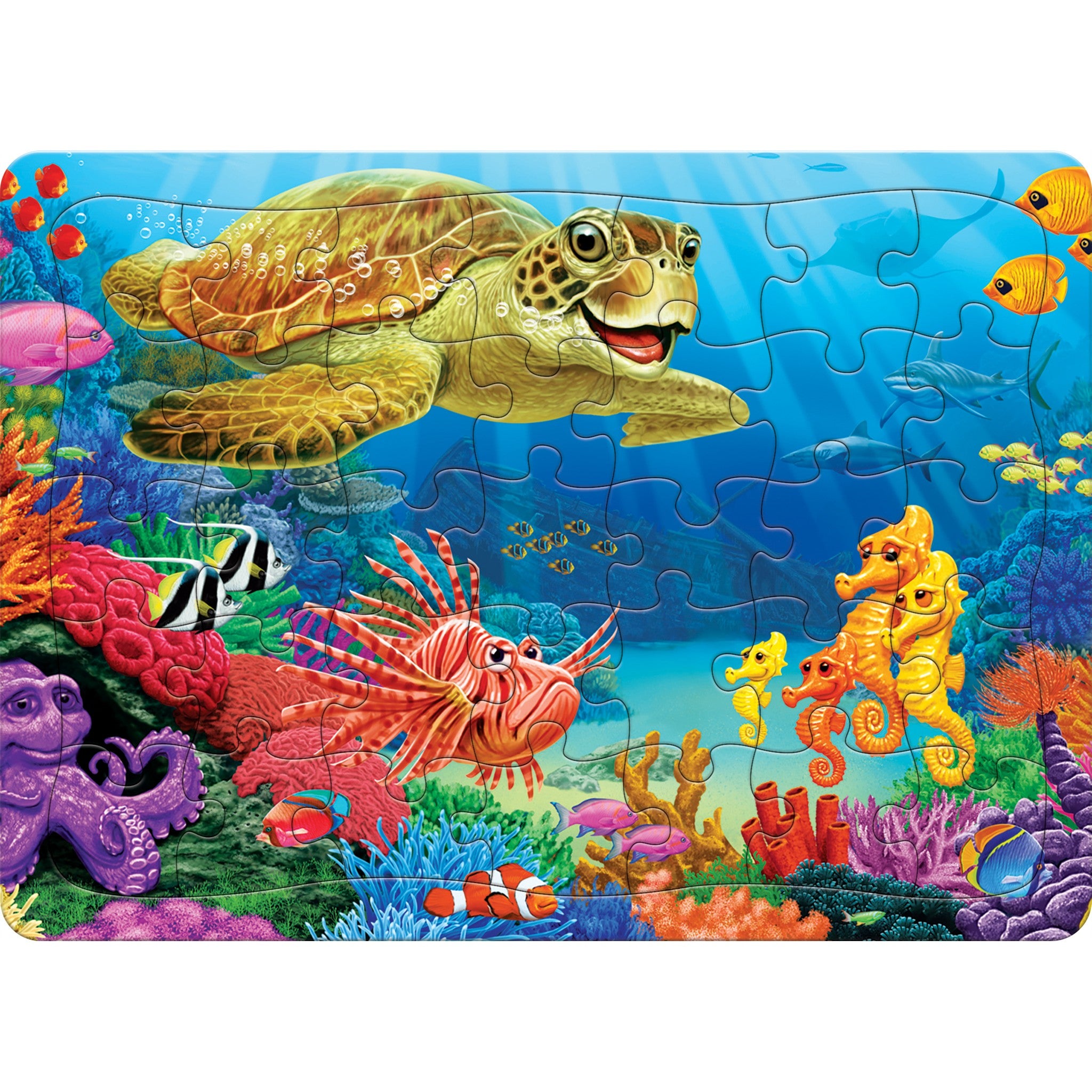 Undersea Turtle 35 Piece Tray Puzzle