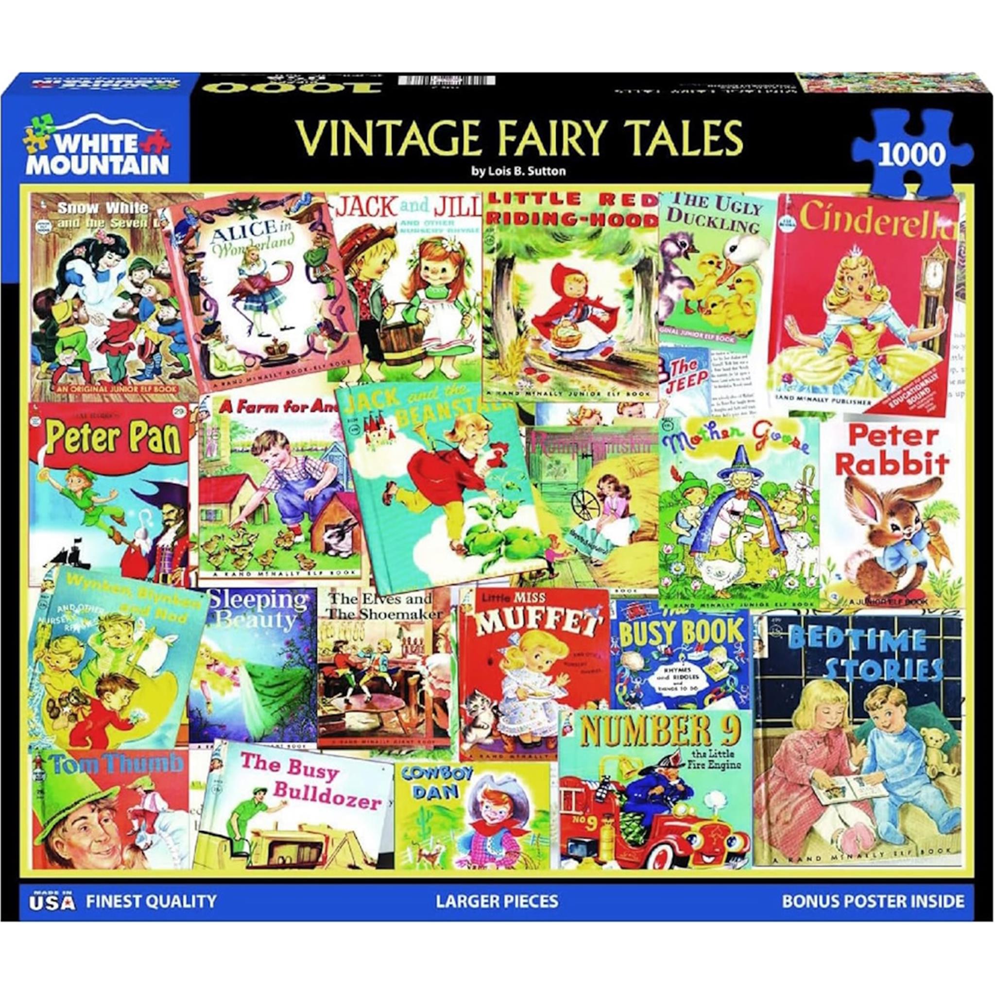 Vintage Fairy Tales 1000 Piece Puzzle