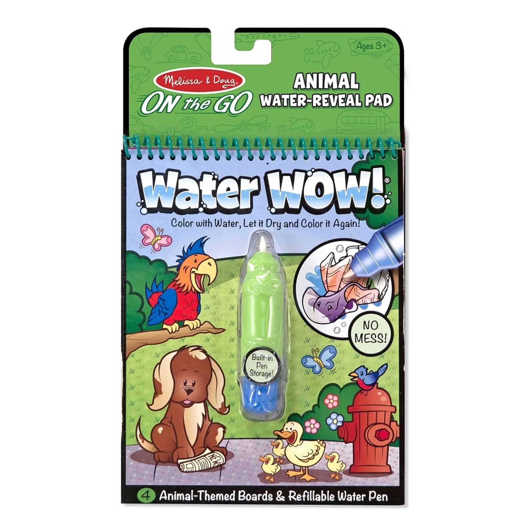 Water Wow Animals Water Colouring Book