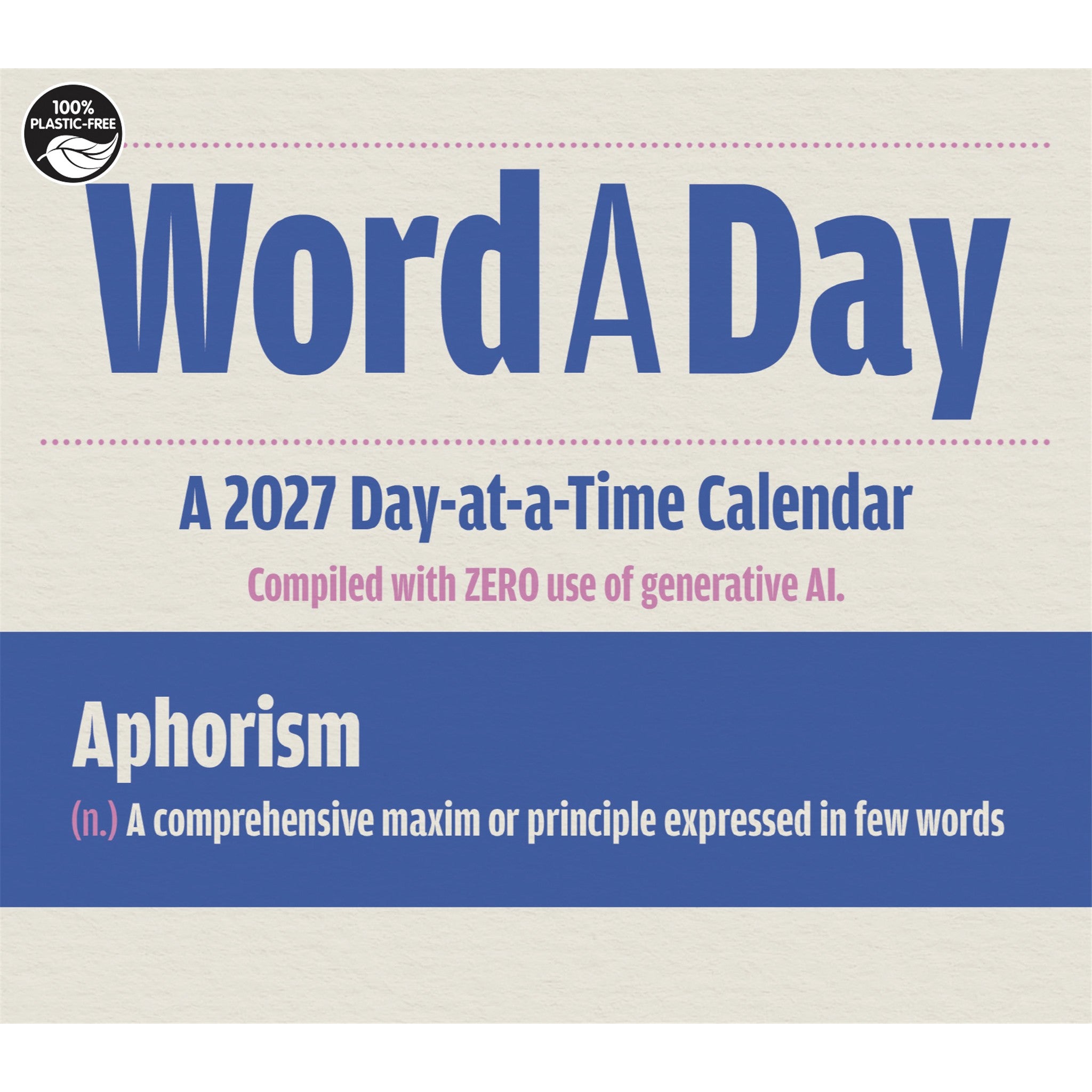 Word a Day 2027 Box Calendar - Online Only