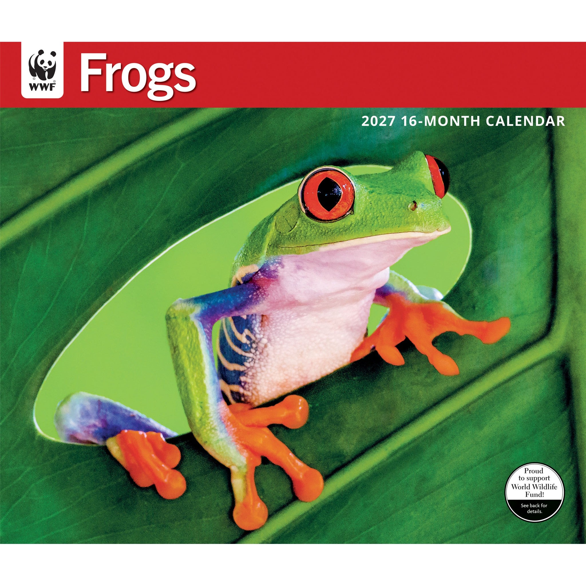 World Wildlife Fund Frogs 2027 Wall Calendar