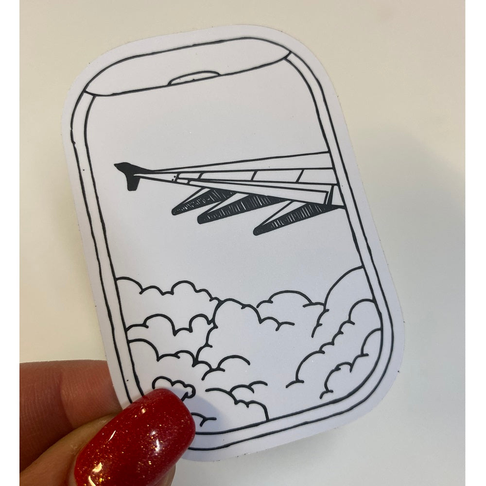 Plane Window Vinyl Sticker