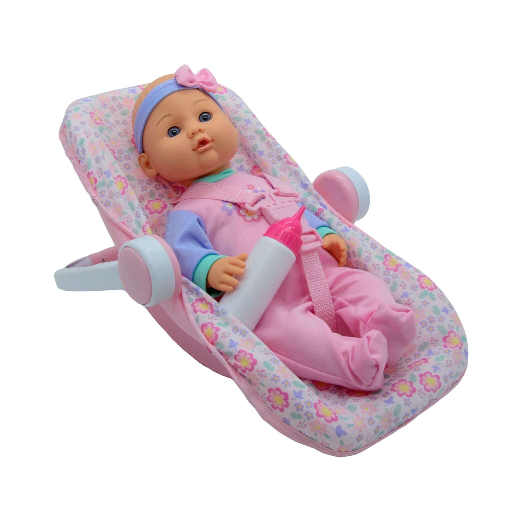 Doll Baby in Carrier Seat (Assorted Outfits) - FINAL SALE