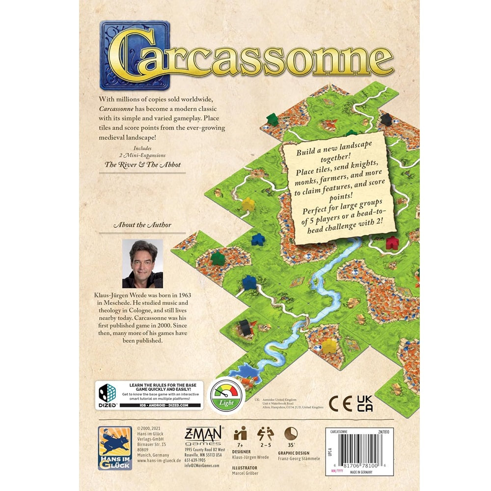 Carcassonne Game - Calendar Club Canada