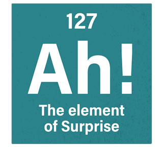 The Element of Surprise Vinyl Sticker