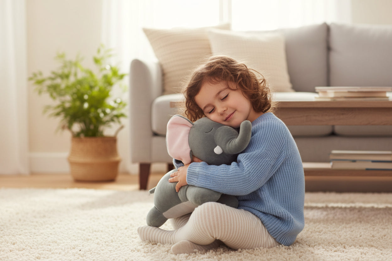 Elephant Snoozimals 20in Plush - Calendar Club Canada