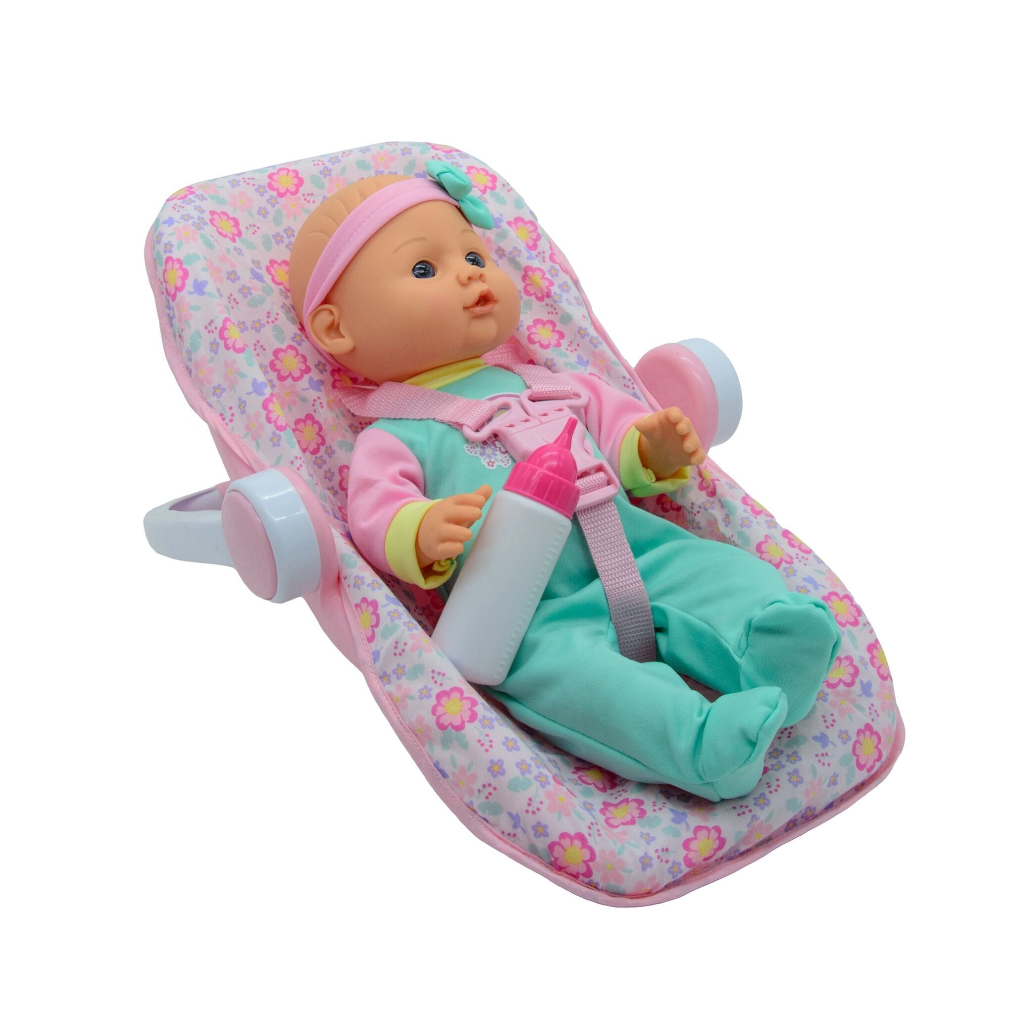 Doll Baby in Carrier Seat (Assorted Outfits) - FINAL SALE