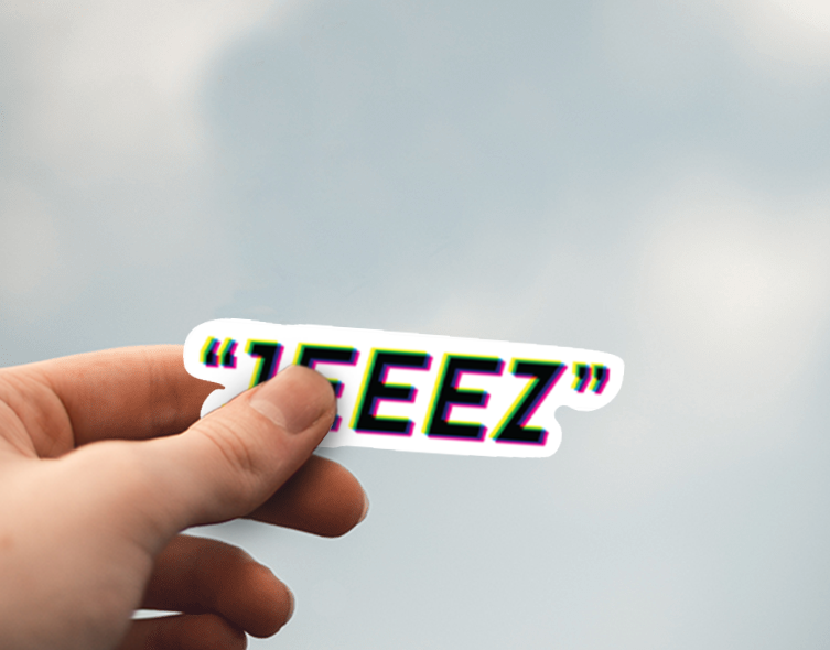 JEEEZ Vinyl Sticker