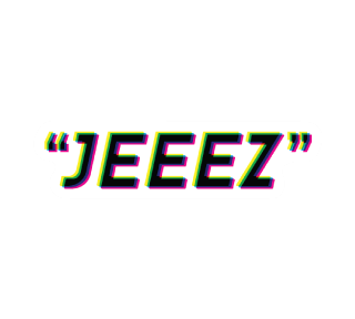 JEEEZ Vinyl Sticker