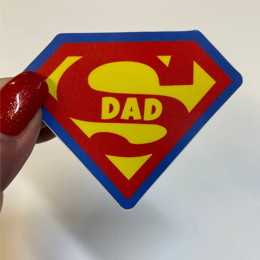 Super Dad Vinyl Sticker