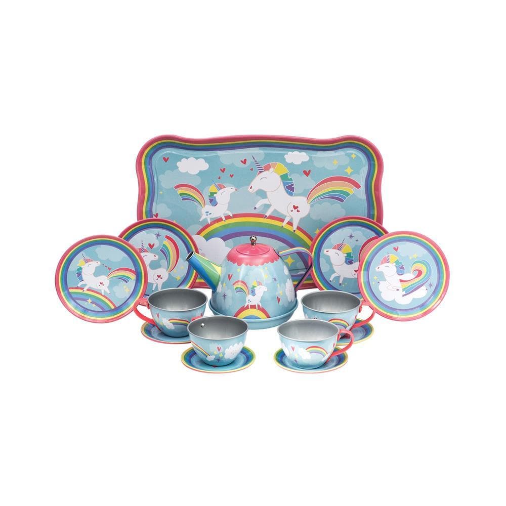 Unicorn Tin Tea Set