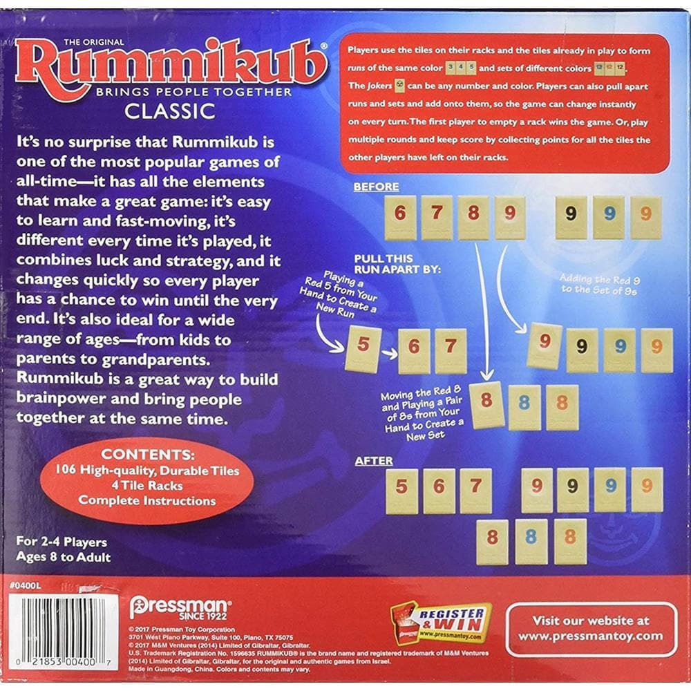 Rummikub - Calendar Club Canada