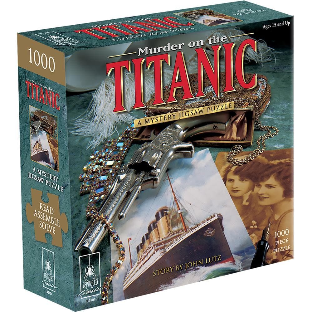 Murder on the Titanic Mystery Puzzle 1000 Piece - Calendar Club Canada