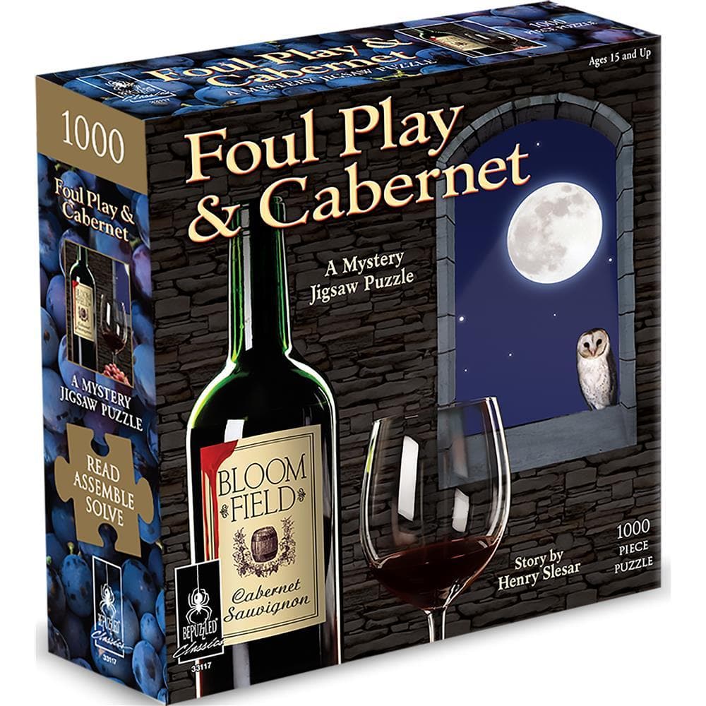 Foul Play and Cabernet Mystery Puzzle 1000 Piece - Calendar Club Canada