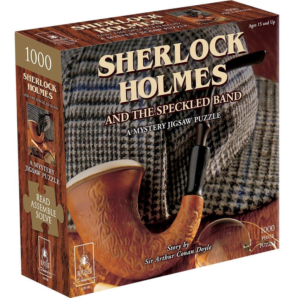 Sherlock Holmes and the Speckled Band Mystery Puzzle 1000 Piece - Calendar Club Canada