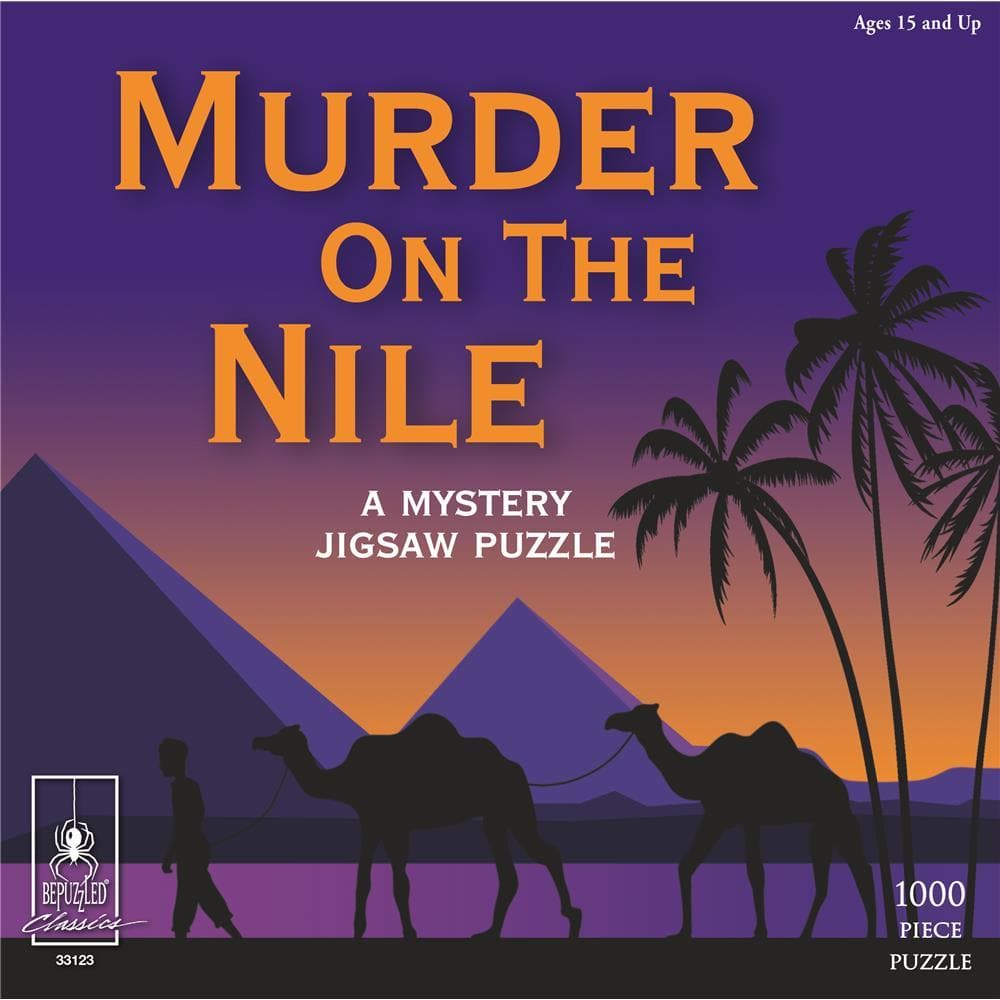 Classic Mystery - Murder on the Nile Jigsaw Puzzle (1000 Piece)
