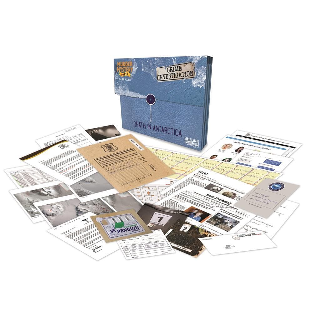 Case Files Antarctica Murder Mystery Game