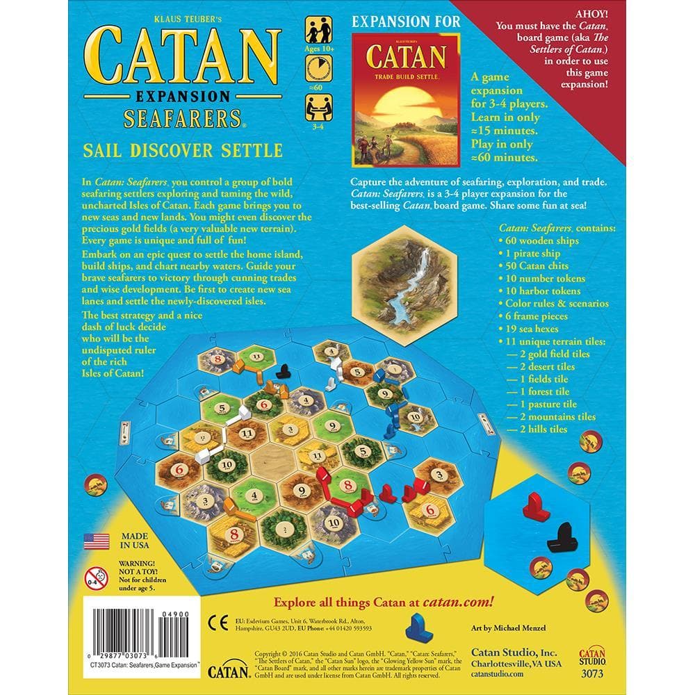 Catan Seafarers Strategy Game - Calendar Club Canada