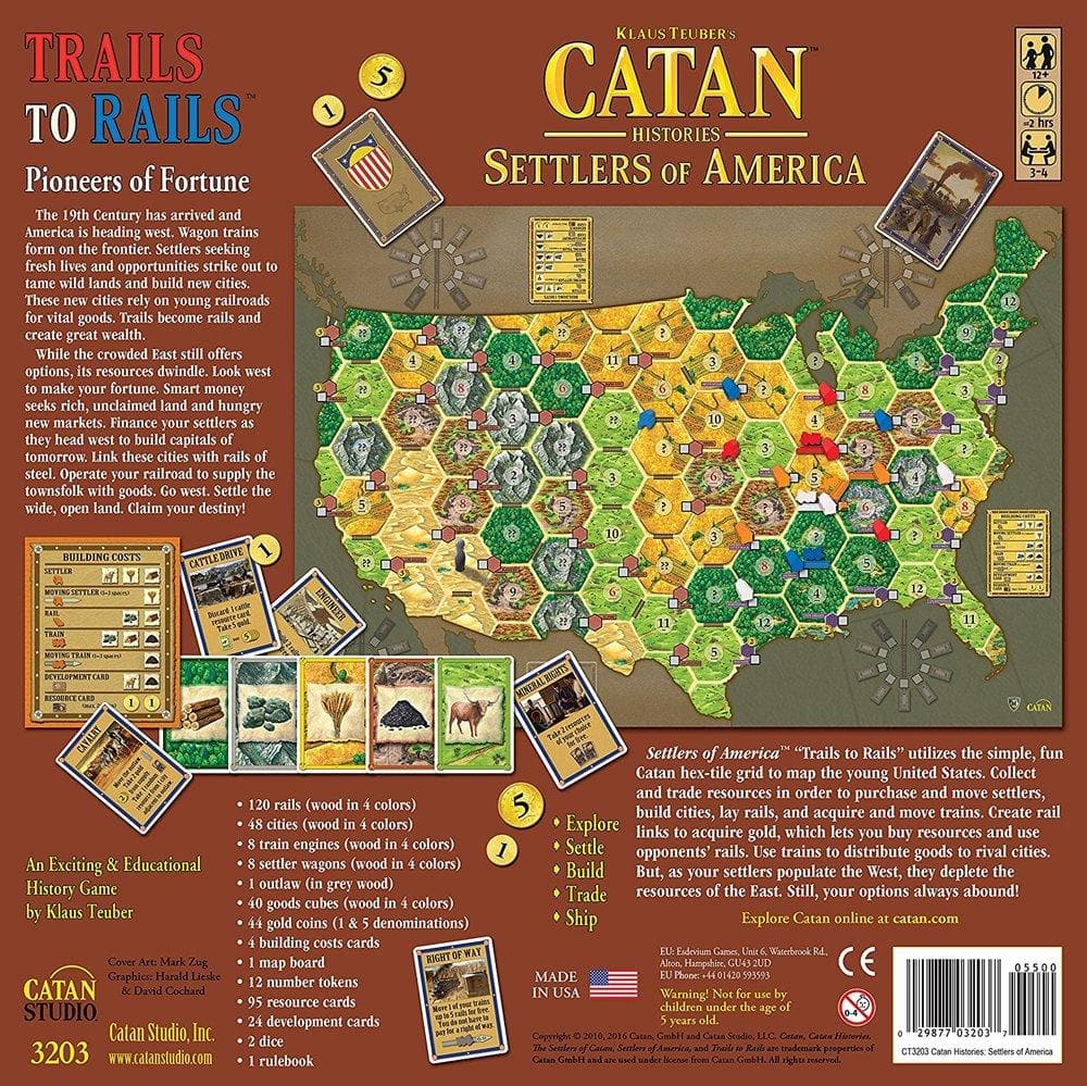 Catan Settlers of America Strategy Game