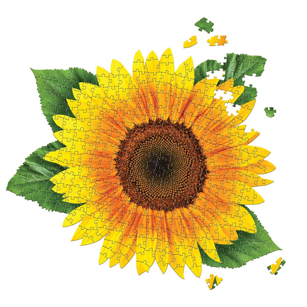 I AM Sunflower Shaped Jigsaw Puzzle (350 Piece)