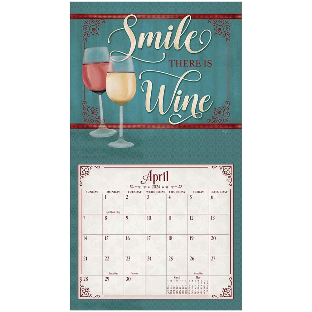 Wine 2024 Special Edition Wall Calendar product image
