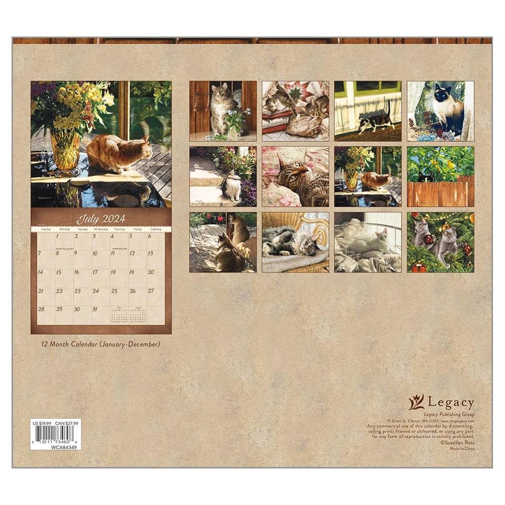 Cats We Love 2024 Special Edition Wall Calendar product image