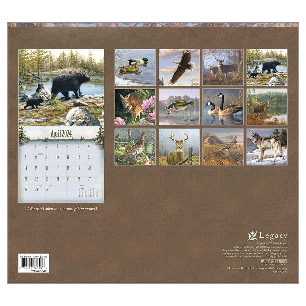 Wildlife 2024 Special Edition Wall Calendar product image