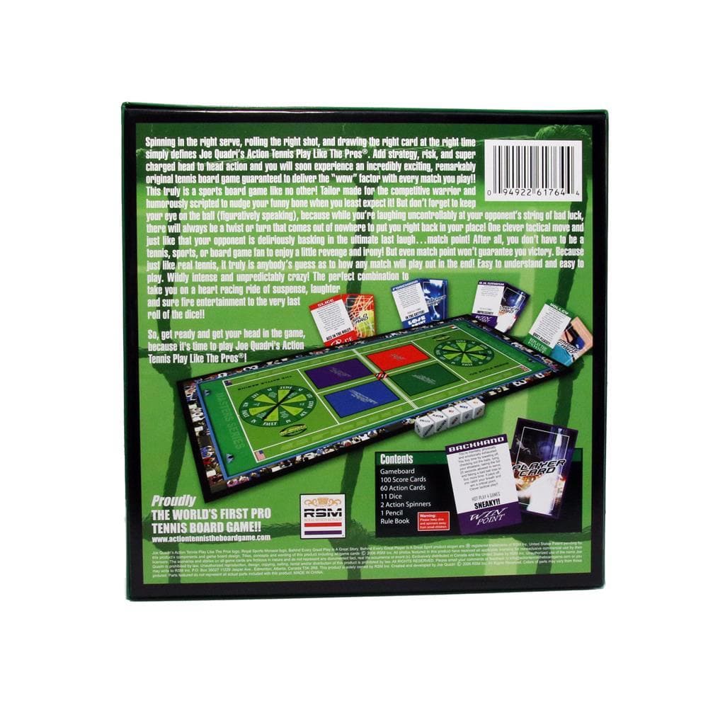 Action Tennis Board Game