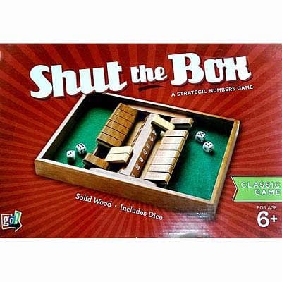 Shut the Box Double Sided Dice Game - Calendar Club Canada