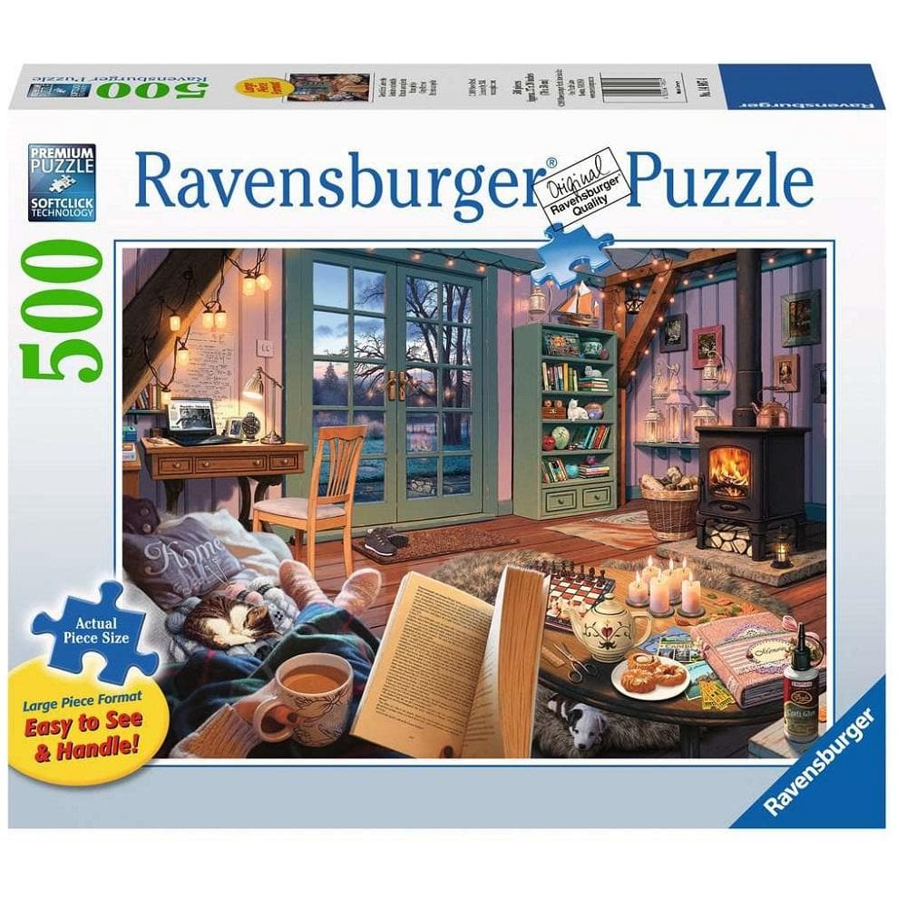 Cozy Retreat Scenic Large Piece Jigsaw Puzzle (500 Piece)