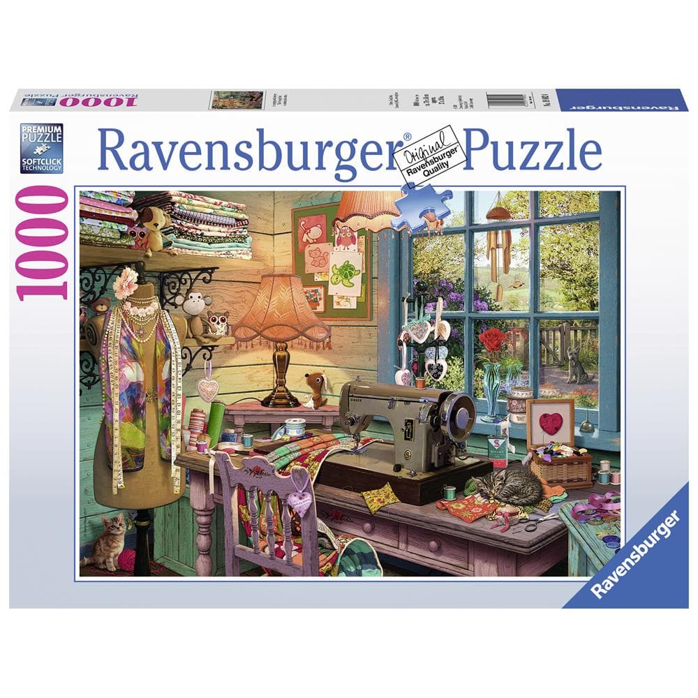 The Sewing Shed Jigsaw Puzzle (1000 Piece) product image