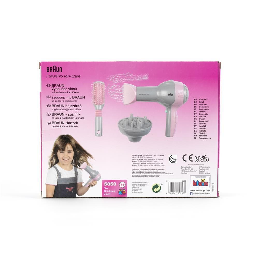 Braun Hairdryer with Brush Product Image