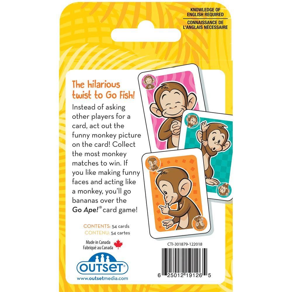 Go Ape Back of Package Image