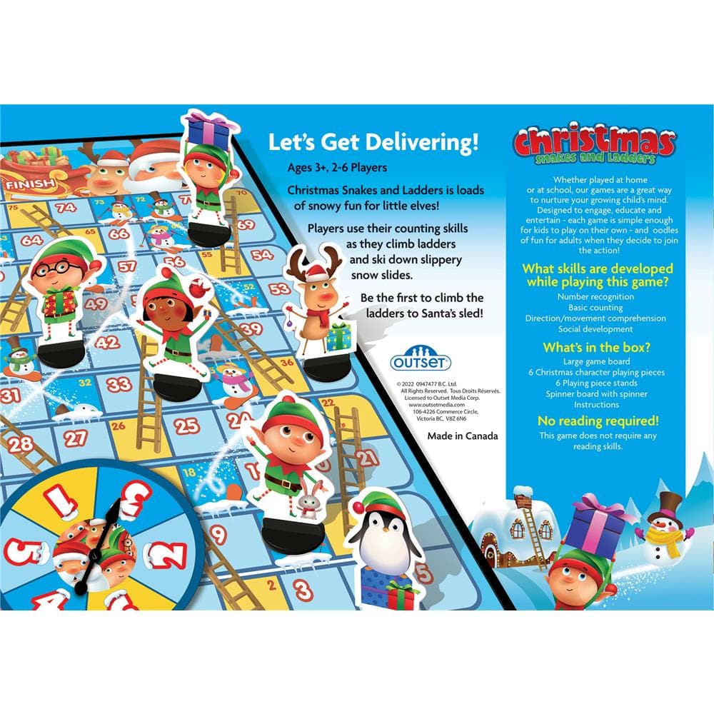 Christmas Snakes and Ladders product image