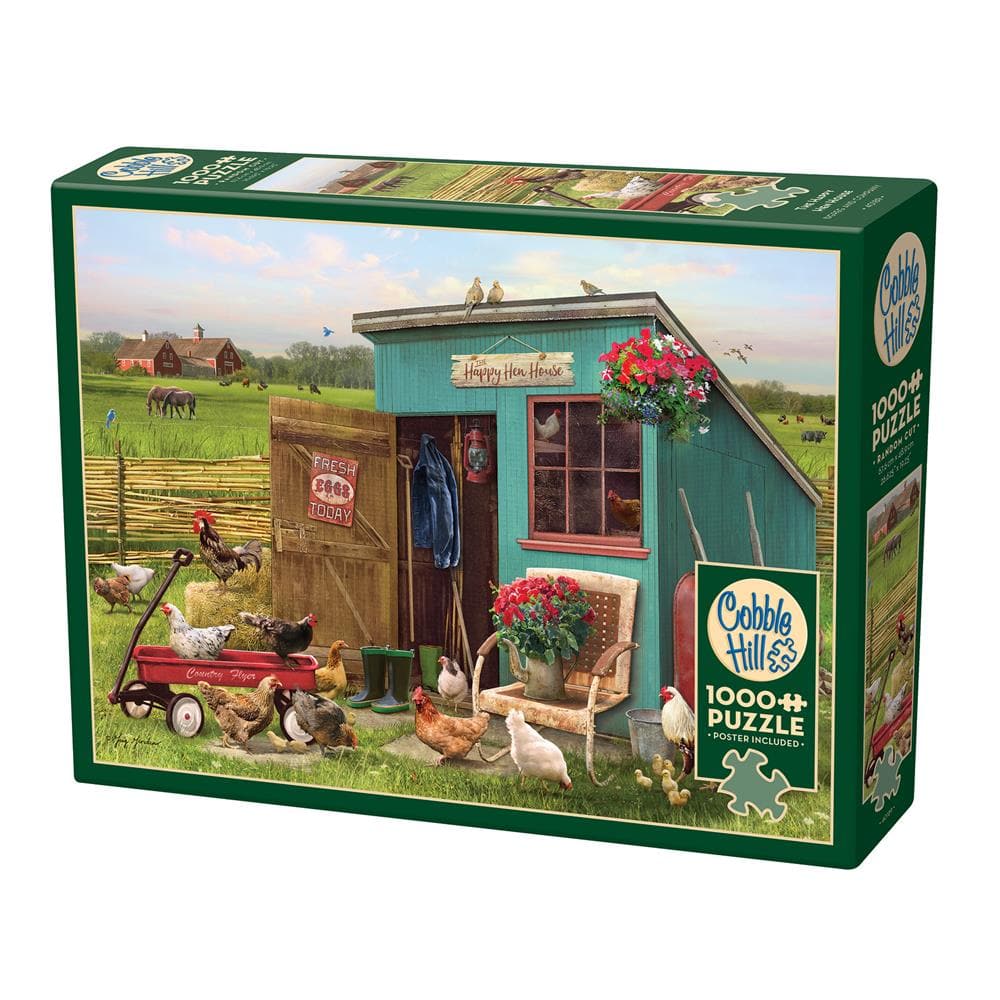 The Happy Hen House Jigsaw Puzzle (1000 Piece)