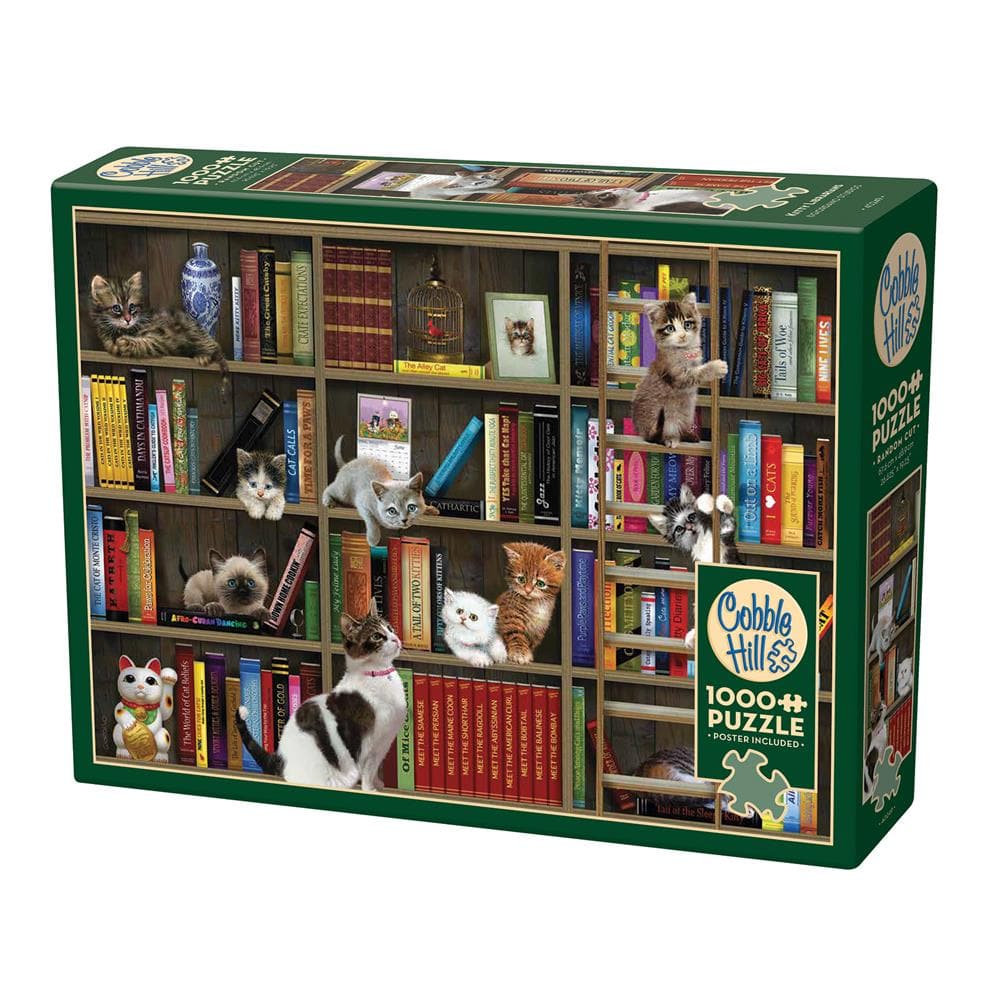 Kitty Librarians Exclusive Jigsaw Puzzle (1000 Piece) product image