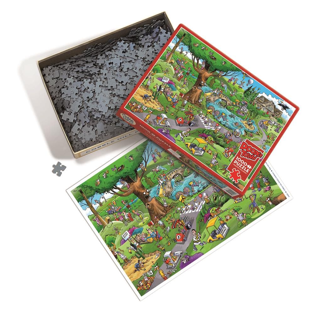 DoodleTown Par for the Course Jigsaw Puzzle (1000 Piece) product image