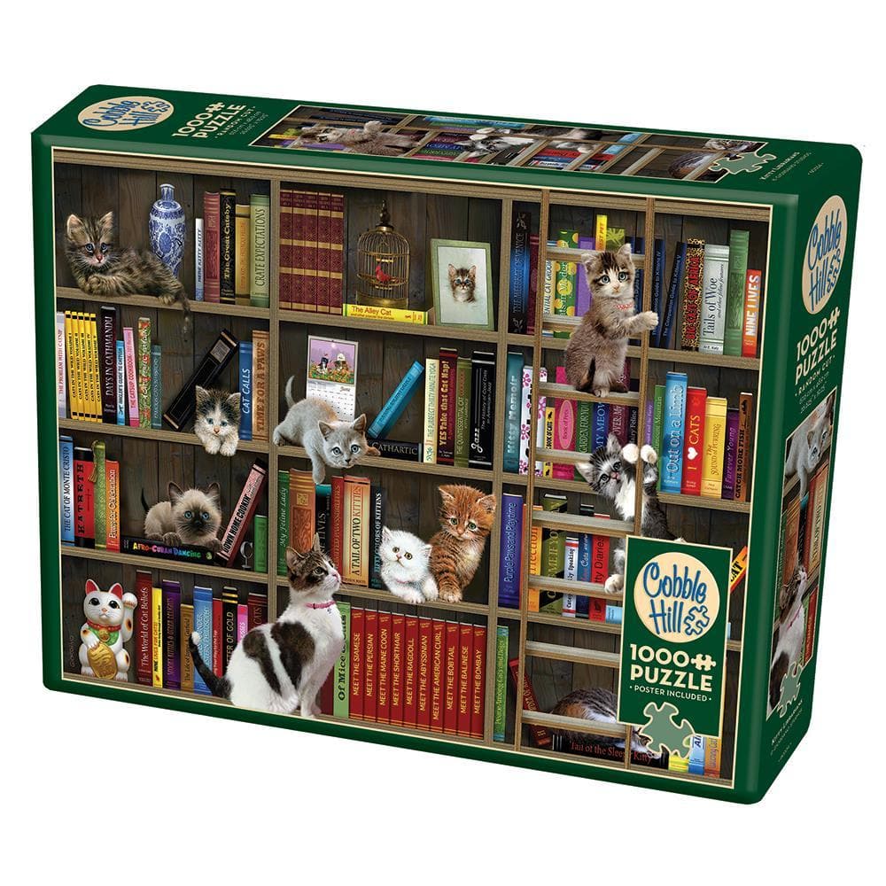 Kitty Librarians Exclusive Puzzle (1000 piece) product image