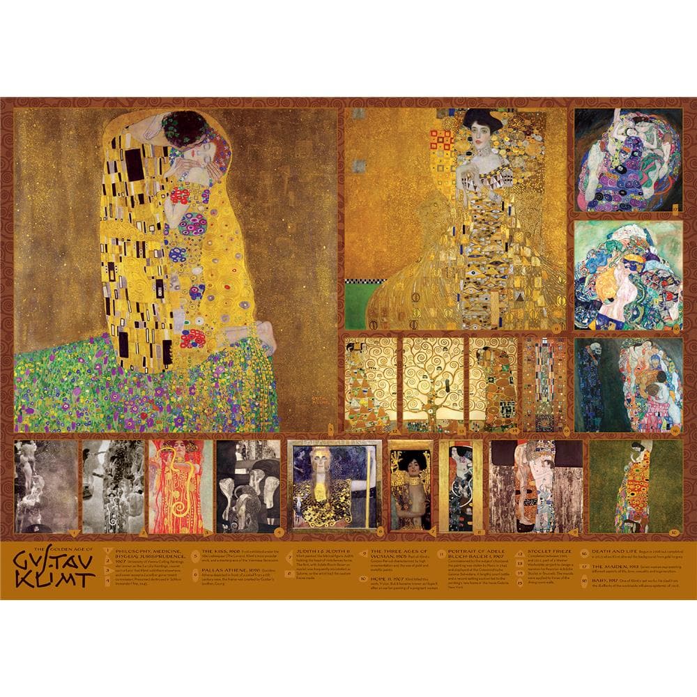The Golden Age of Klimt Jigsaw Puzzle (1000 Piece)