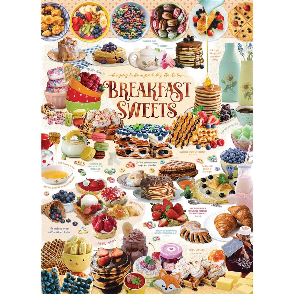 Breakfast Sweets Jigsaw Puzzle (1000 Piece)