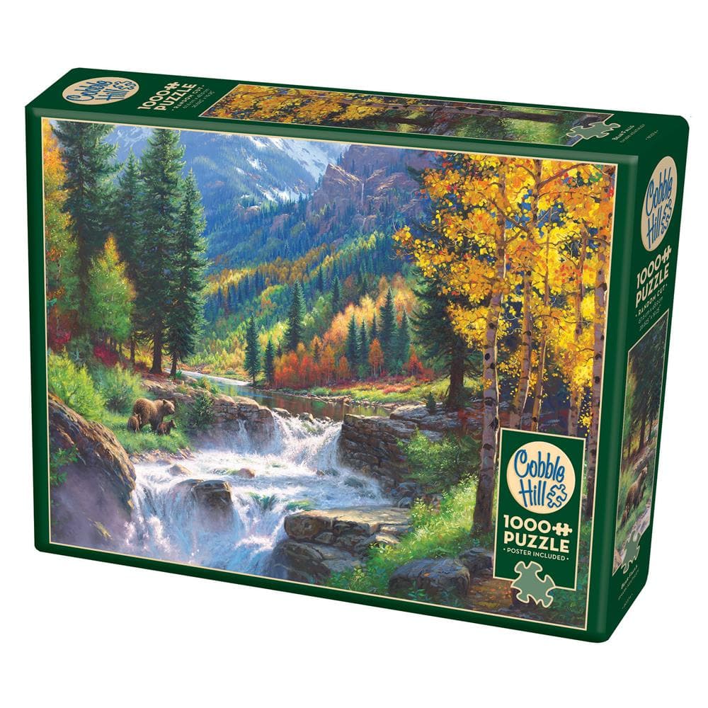 Bear Falls Exclusive Jigsaw Puzzle (1000 Piece)