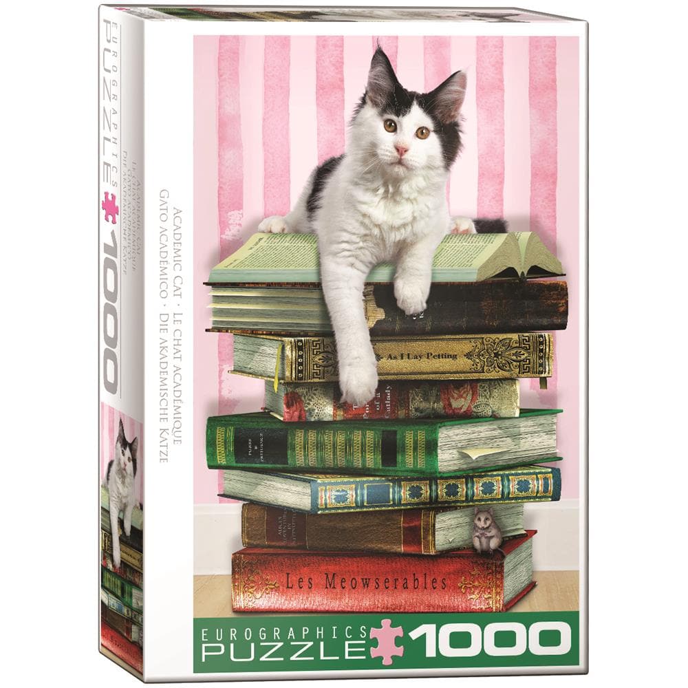 Academic Cat Jigsaw Puzzle (1000 Piece) product image