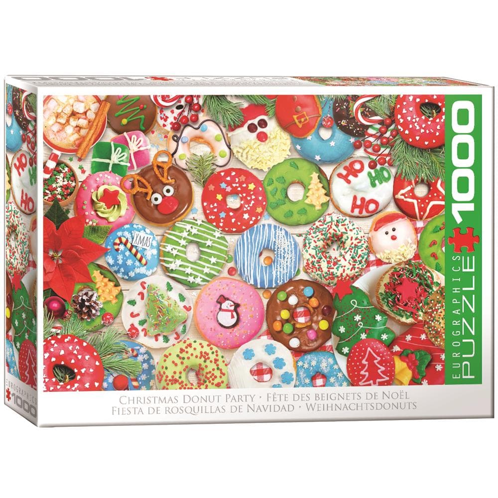 Christmas Donuts Jigsaw Puzzle (1000 Piece) product image