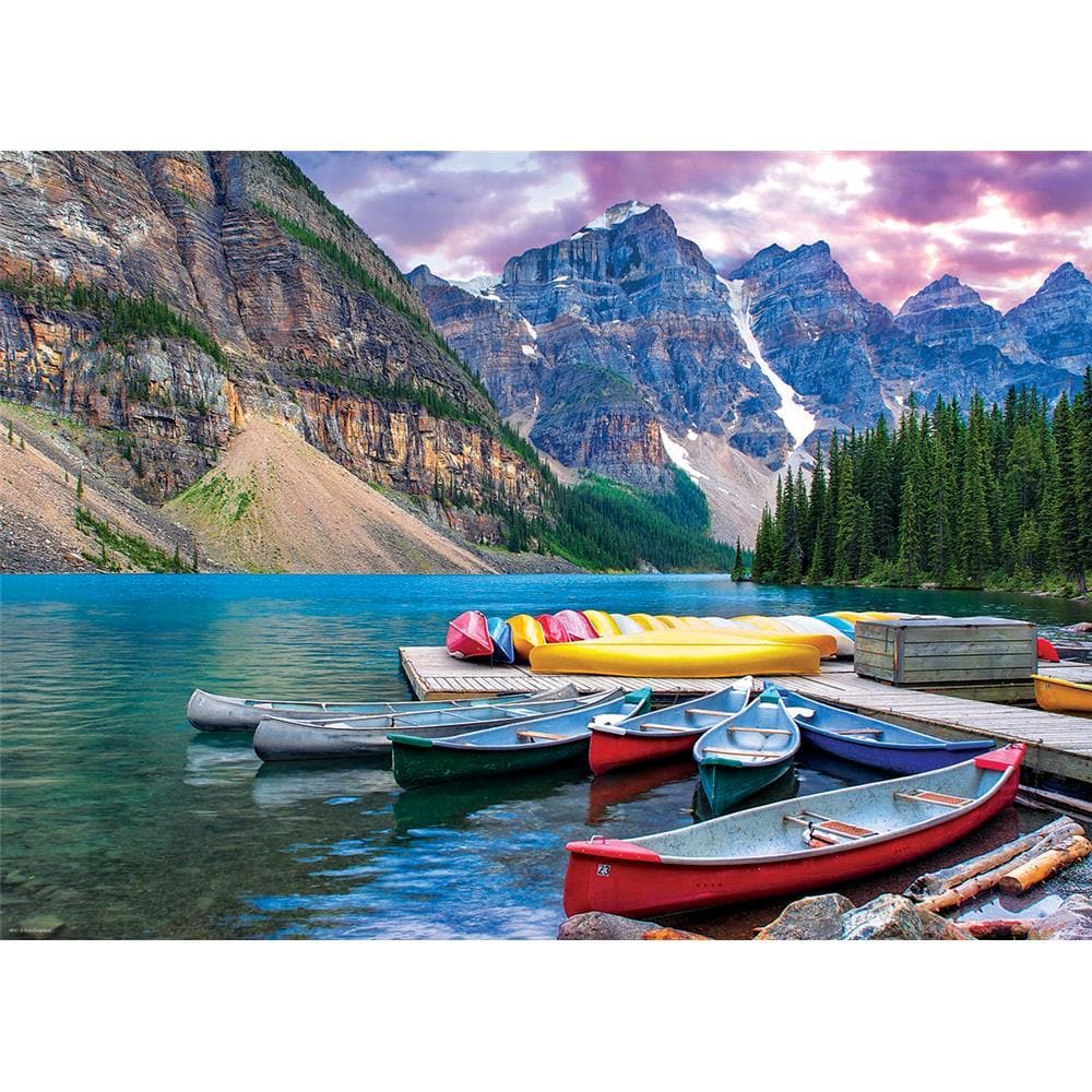 Canoes on the Lake Nature Jigsaw Puzzle (1000 Piece)