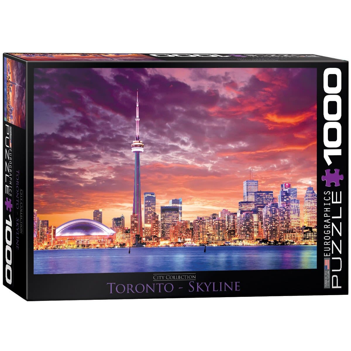 Toronto Skyline Scenic Puzzle 1000 Piece - Calendar Club Canada