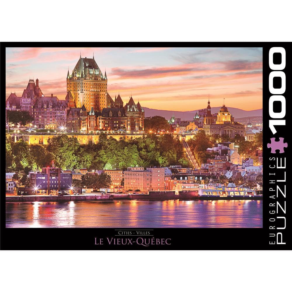 Le Vieux Quebec Jigsaw Puzzle (1000 Piece)