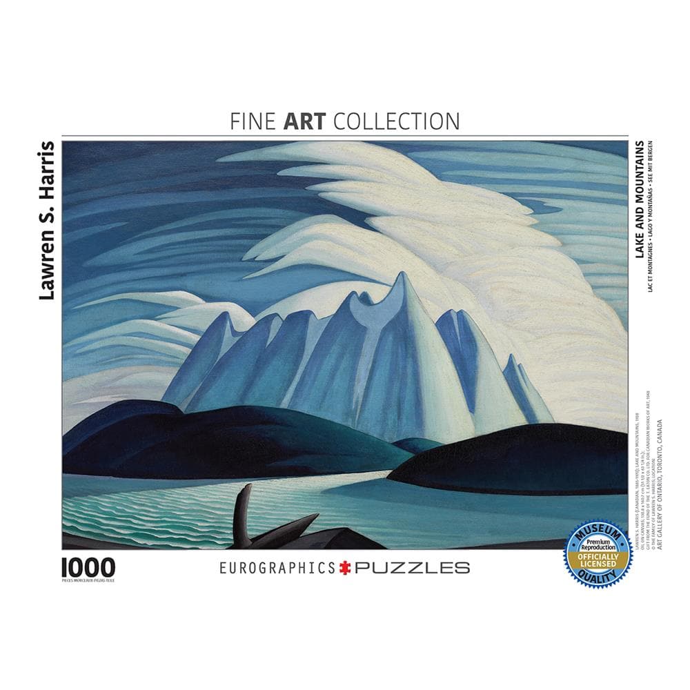 Lake and Mountains Lawren Harris Jigsaw Puzzle (1000 Piece) product image