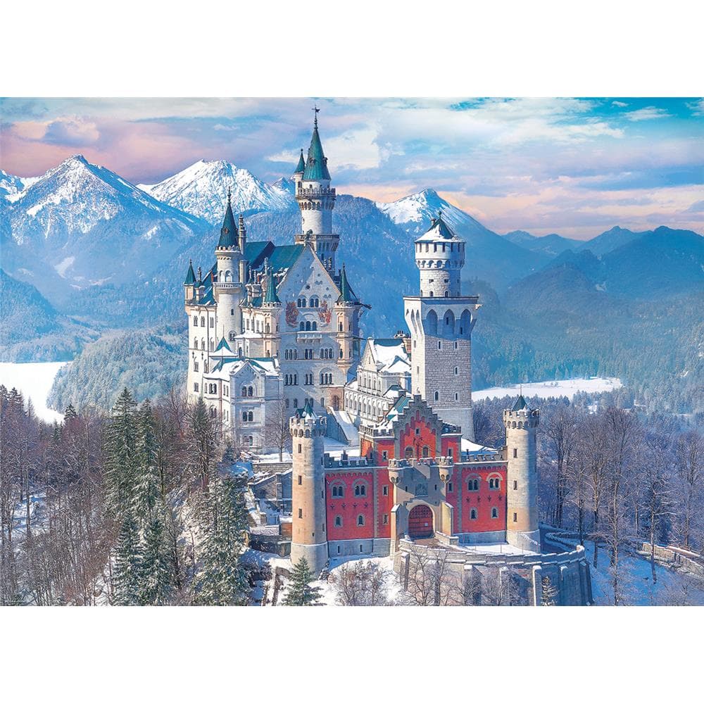 Neuschwanstein Castle in Winter Jigsaw Puzzle (1000 Piece) product image