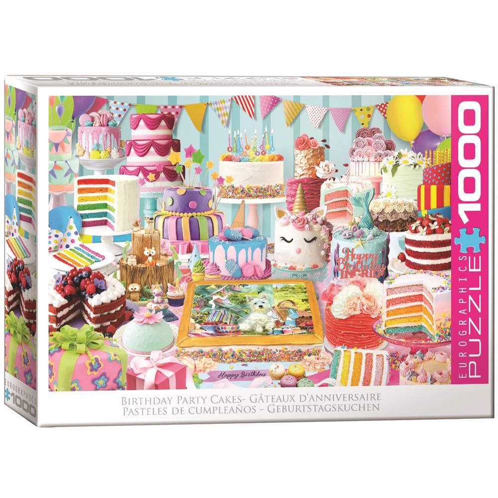 Birthday Party Cakes Jigsaw Puzzle (1000 Piece) product image