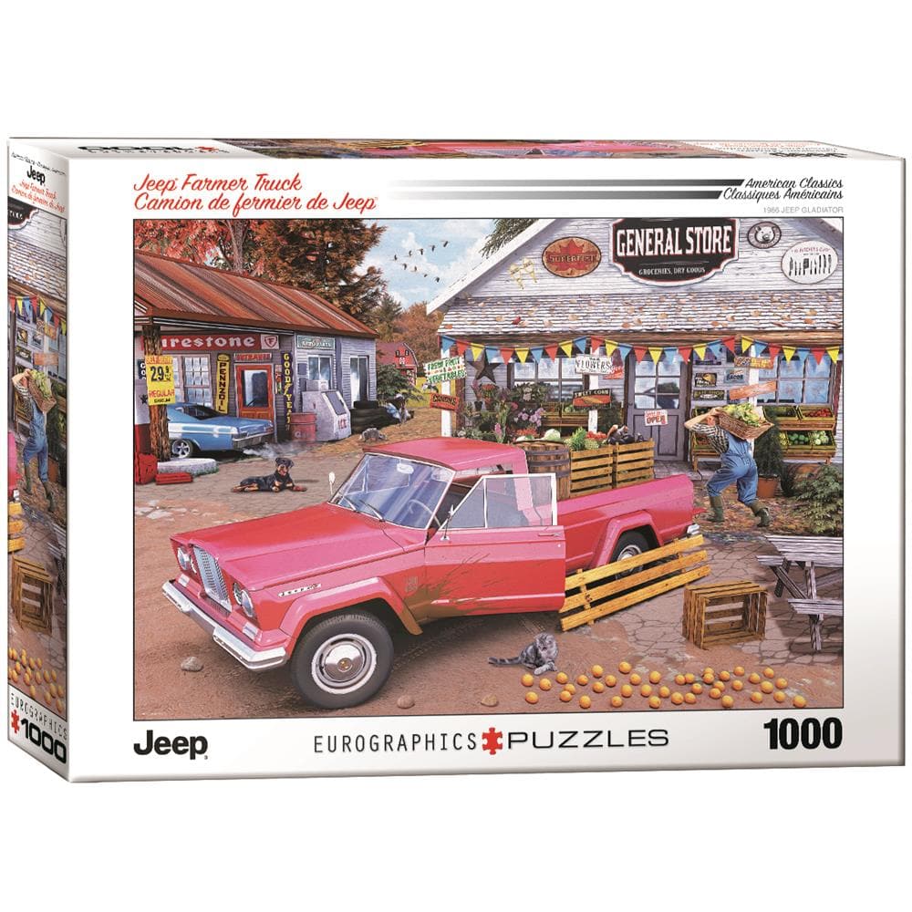Jeep Farmers Truck Jigsaw Puzzle (1000 Piece) product image